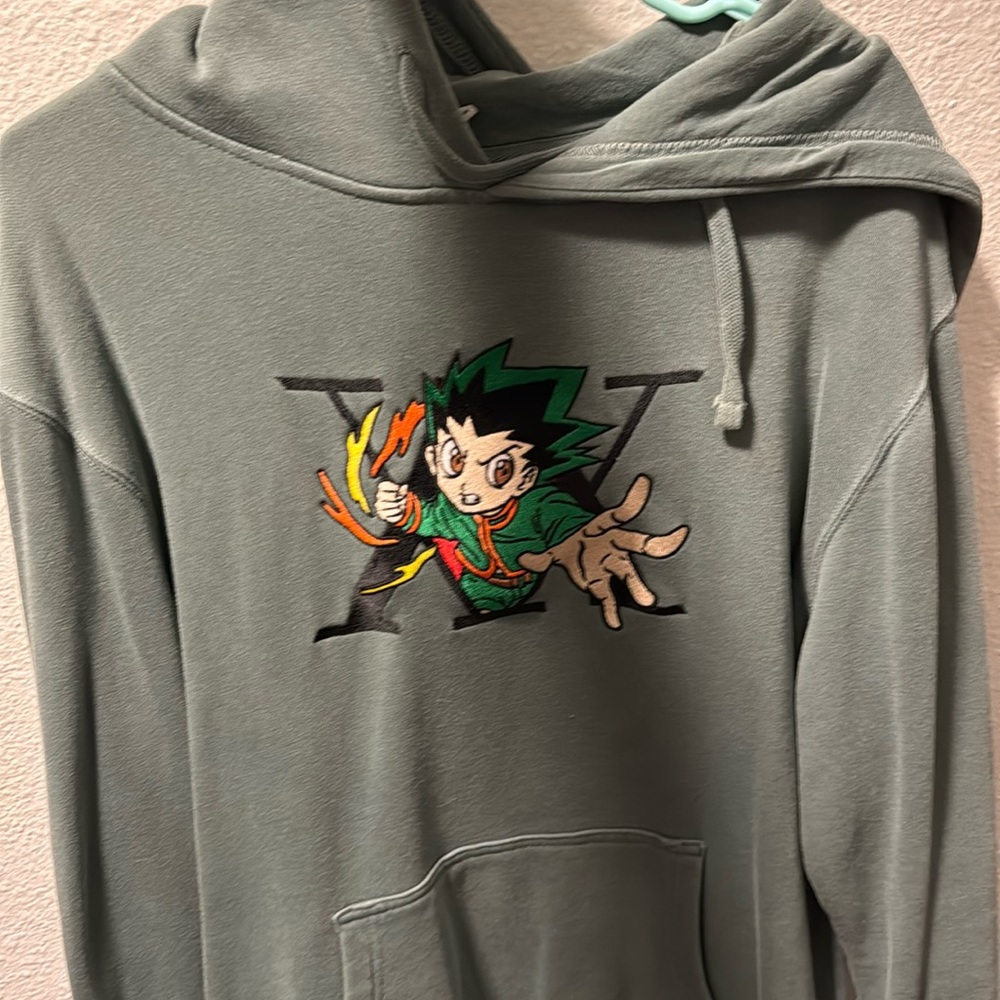 Hunter X Hunter embroidered hoodie